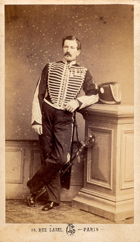Olivier, Amable Charles de QUELEN, chef d&acute;escadrons au 5e Hussards en 1862